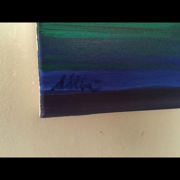 Banksy “I Want Change” Acrylic on Canvas 16x20 - Picture 2 of 3